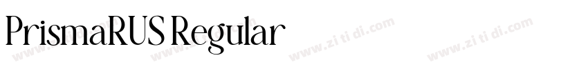 PrismaRUS Regular字体转换 PrismaRUS Regular字体转换
